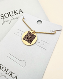 Colar QRCODE Banhado a Prata ou Ouro 18k