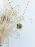 Colar QRCODE Banhado a Prata ou Ouro 18k